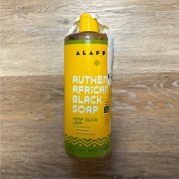 Alaffia African Black Soap— Hemp Olive - Picture 2 of 6
